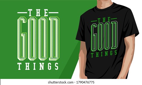 Typography t-shirt design for print