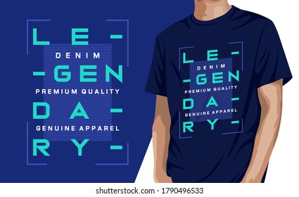Typography t-shirt design for print