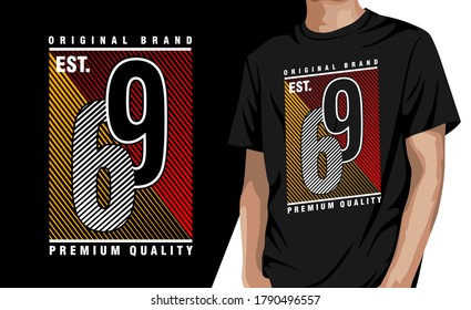 Typography t-shirt design for print