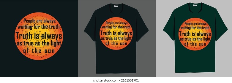 Typography T-Shirt Design For Print