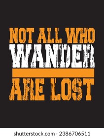 Typography T-shirt design quote on black background, Lettering for clothing ready to print, Cool modern T-shirt typography, banner, poster, vector