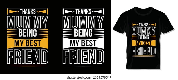 Typography t-shirt Design with quote for print t-shirt, lettering, poster, label etc.