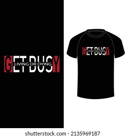 Typografisches T-Shirt-Design bereit zum Drucken
