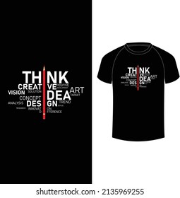 Typography T-Shirt Design ready to print