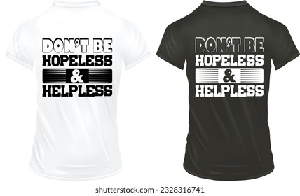 Diseño de camisetas de tipografía con burla realista de camisetas 