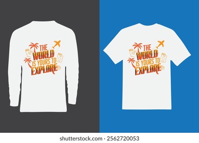 Typography t-shirt design template, t-shirt design template 