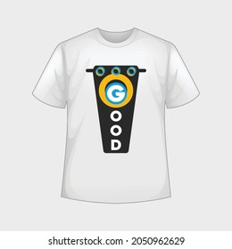 Typography T-Shirt Design Template Layout