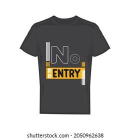 Typography T-Shirt Design Template Layout