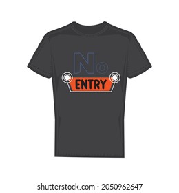 Typography T-Shirt Design Template Layout