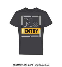 Typography T-Shirt Design Template Layout