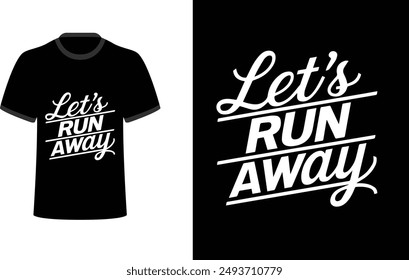 Typography T-Shirt Design Template Vector File