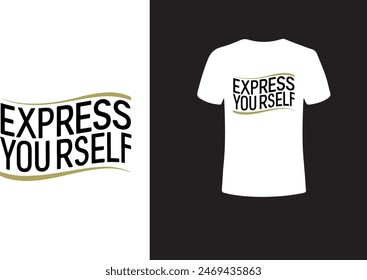 Typography T-Shirt Design Template.vector design