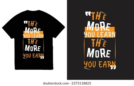 Diseño de camisetas para tipografía, camiseta con efecto de texto 