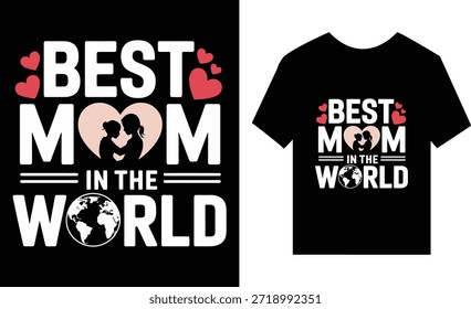 Typografie T-Shirt-Design verwendet kreative Schriften und Schriftzüge, um Wörter in stilvolle, kühne Modeaussagen zu verwandeln.