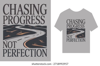 El diseño de la camiseta de tipografía utiliza Fuentes creativas y letras para convertir las palabras en declaraciones de moda elegantes y audaces.