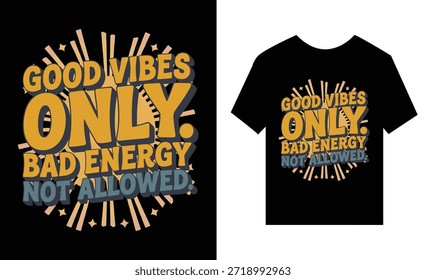 Typography T-shirt design uses creative fonts and lettering to turn words into stylish, bold fashion statements.