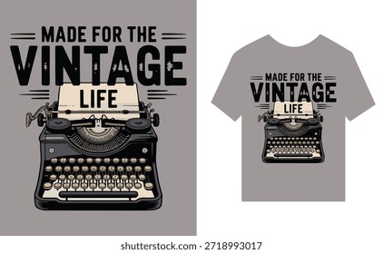 Typografie T-Shirt-Design verwendet kreative Schriften und Schriftzüge, um Wörter in stilvolle, kühne Modeaussagen zu verwandeln.