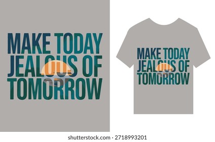 Typografie T-Shirt-Design verwendet kreative Schriften und Schriftzüge, um Wörter in stilvolle, kühne Modeaussagen zu verwandeln.