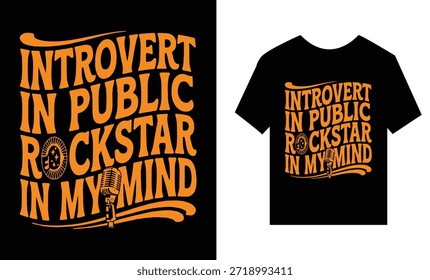 Typografie T-Shirt-Design verwendet kreative Schriften und Schriftzüge, um Wörter in stilvolle, kühne Modeaussagen zu verwandeln.