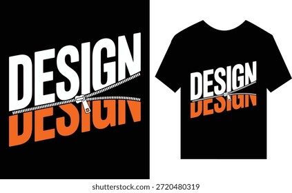 Typografie T-Shirt-Design verwendet kreative Schriften und Schriftzüge, um Wörter in stilvolle, kühne Modeaussagen zu verwandeln.