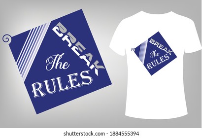 Typografie-T-Shirt-Design-Vektordatei