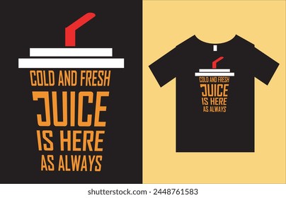 Typography T-Shirt Design Vector File , Restaurant T-Shirt Design
