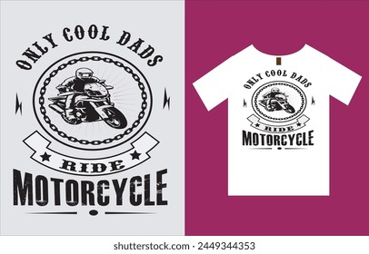 Typography T-Shirt Design Vector File , Motorcycle T-Shirt Design