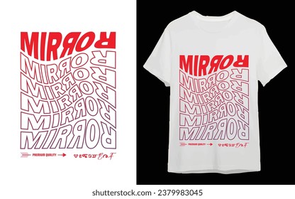 Typography t-shirt design vector free download