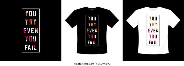 Typography t-shirt design vector. Lettering quote illustration. Grunge style.