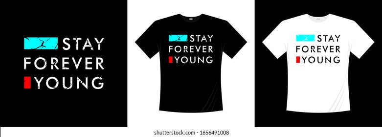 Typography t-shirt design vector. Lettering quote illustration. Grunge style.