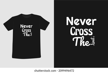 Typography T-shirt Design Vector Template  