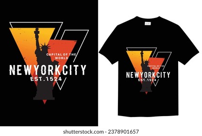 Typography t-shirt design vector template