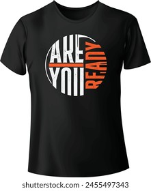 Typography T-shirt Design vector template