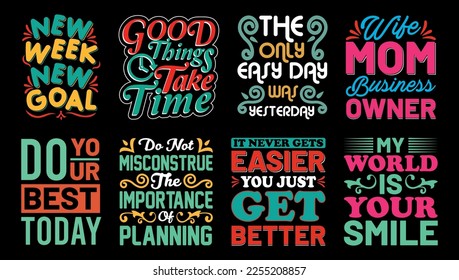 TYPOGRAPHY T-SHIRT DESIGN-Text Vector T-shirt Design
