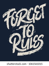 Typography and t-shirt graphic vectors design