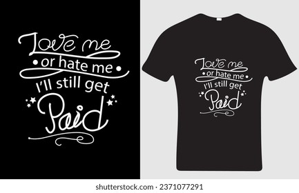 typography t-shirt text design black color 