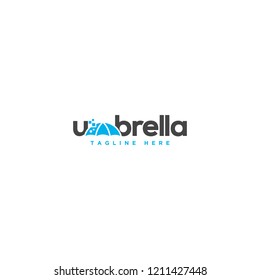 Typography Umbrella Logo