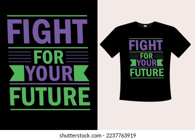 Typography Unique t shirt design