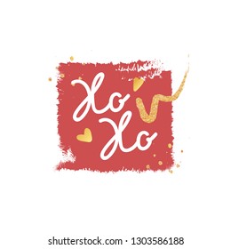 Typography Valentine word design on background