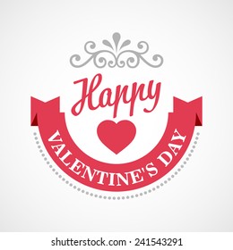 Typography Valentine's Day cards