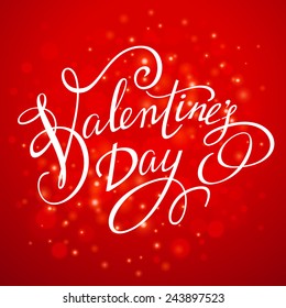 Typography Valentine's Day cards