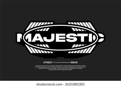 typography vector asset poster and tshirt printing for streetwear suitable for printing	