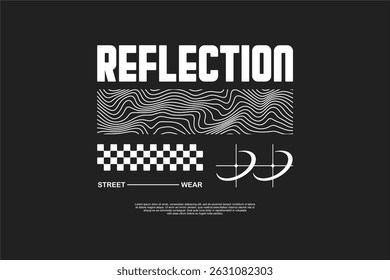 typography vector asset poster and tshirt printing for streetwear suitable for printing	