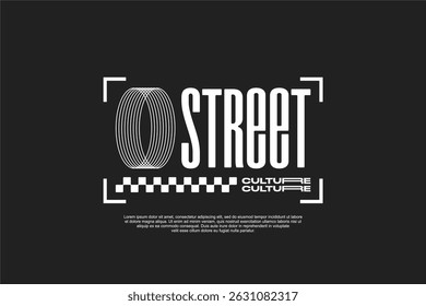 typography vector asset poster and tshirt printing for streetwear suitable for printing	