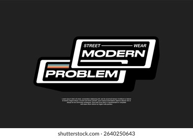 typography vector asset poster and tshirt printing for streetwear suitable for printing	