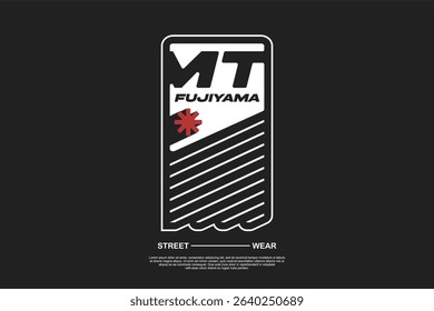 typography vector asset poster and tshirt printing for streetwear suitable for printing	