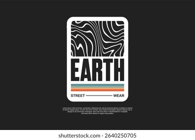 typography vector asset poster and tshirt printing for streetwear suitable for printing	
