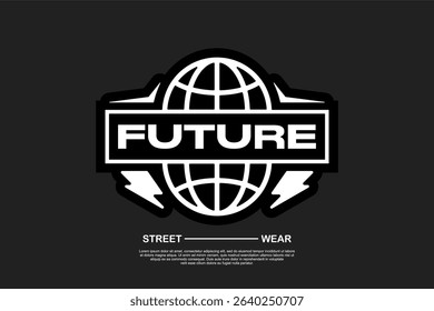 typography vector asset poster and tshirt printing for streetwear suitable for printing	