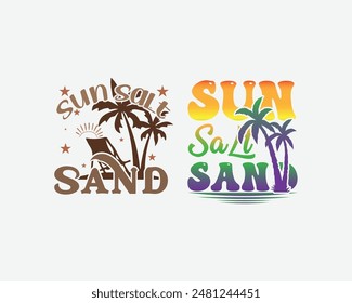 typography vector design collection with background