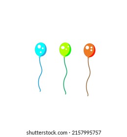 Typography vector design for greeting cards and poster with balloon, gift box, design. 